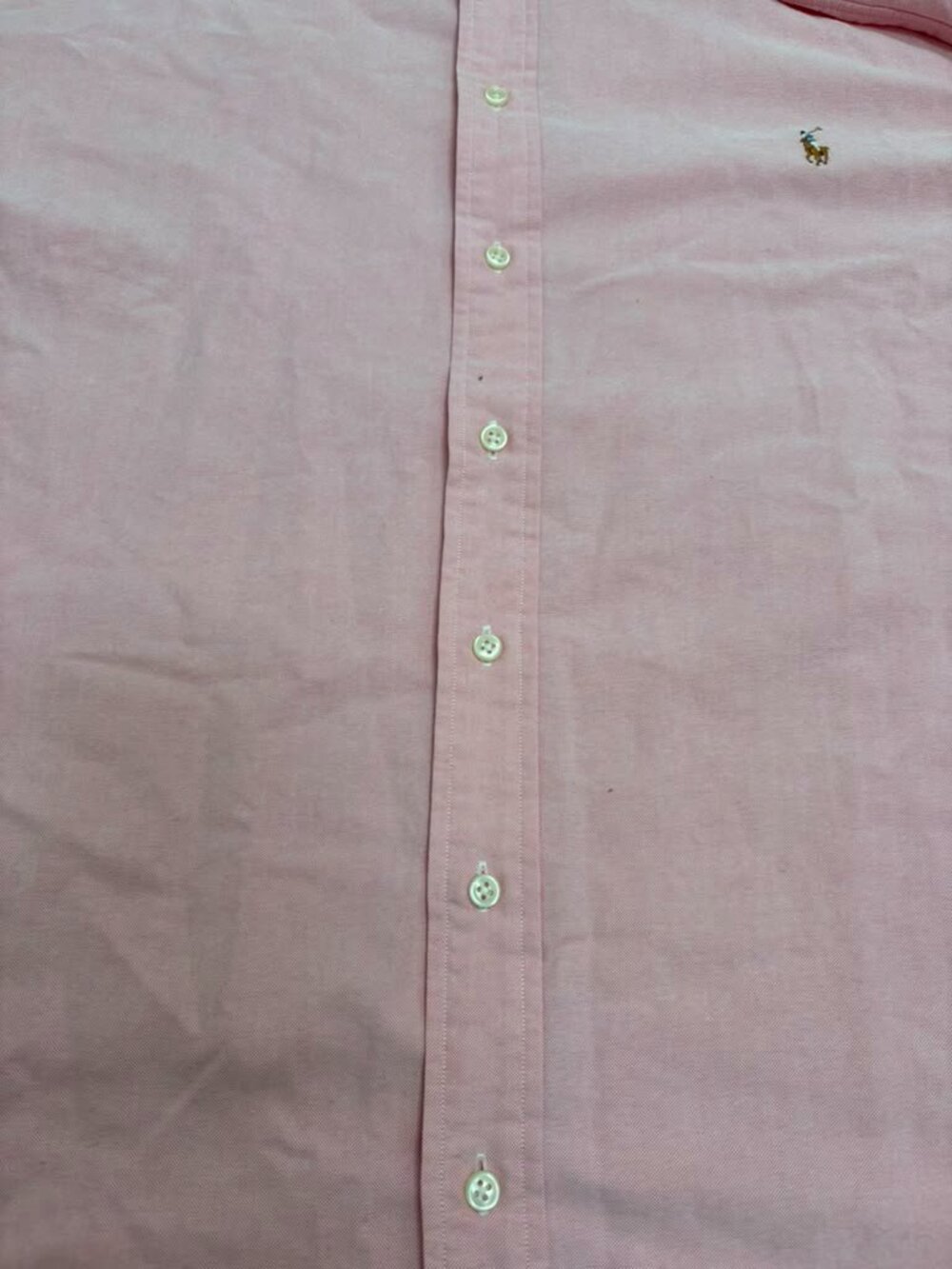 Ralph Lauren Classic Fit Oxford Button Down Shirt Pink 3XB Big - Picture 5 of 9